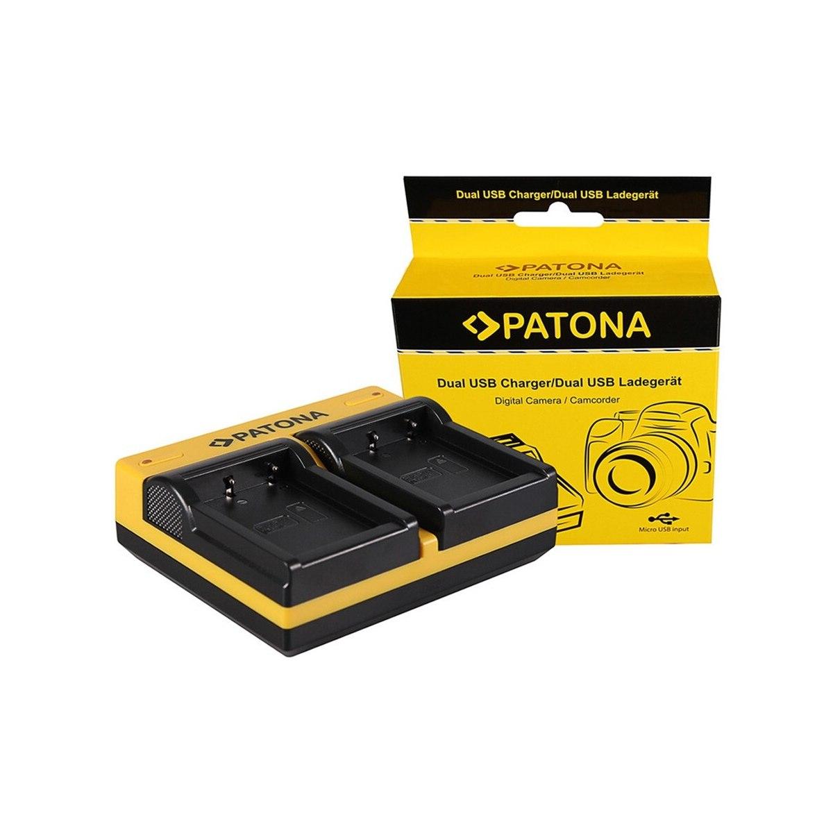 Caricabatteria Patona Dual Lcd Per Fuji NP-W126 art.1042035
