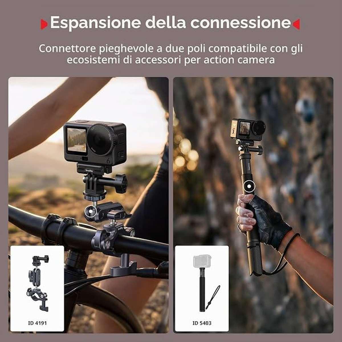 SMALLRIG Supporto Magnetico Doppia per DJI Osmo Action 6/Nano - 5890
