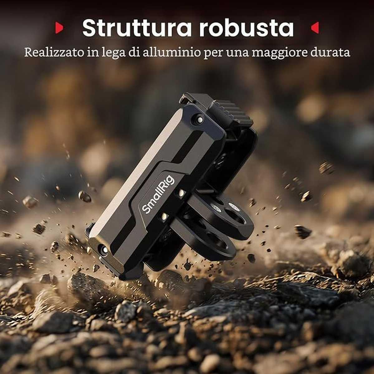 SMALLRIG Supporto Magnetico Doppia per DJI Osmo Action 6/Nano - 5890